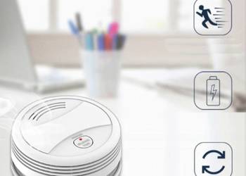 Bezprzewodowy czujnik dymu  2szt