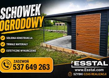 Garaż Blaszany|Blaszane|Wiata|Ogrodowa|Magazyn|Schowek - ESSTAL-