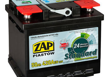 Akumulator 50Ah 420A ZAP Standard  PRAWY PLUS