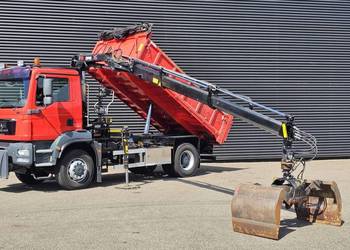 Man  TGM wywrotka 4x4 z dzwigiem