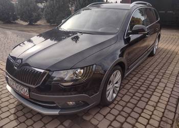 SKODA Superb 2.0TDI 170KM SCOUT 4*4 Skóry Panorama Navi Xenon ZADBANA