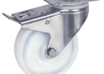 Koła skrętne ze stali nierdzewnej z powierzchnią z tworzywa sztucznego 847…