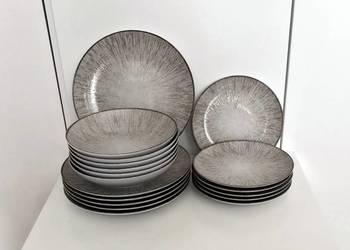 LUBIANA BOSS KERAJET 076 KJ REACTIVO - Zestaw Serwis obiadowy 6/18 el.