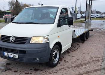 Vw Transporter Autolaweta T5 zadbana niski najazd baldinger