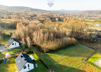 Krzywaczka - działka pod bliźniaka, dwa domy.