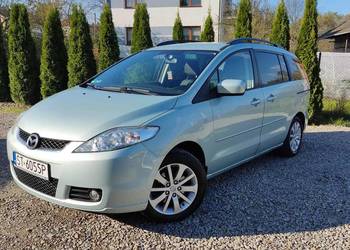 Mazda 5 2006r 1.8 Benzyna 7 Osób Klima Czujniki Cofania Hak Komfortowy Van