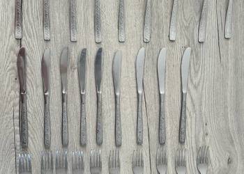 Zestaw sztućców  z lat PRL-u