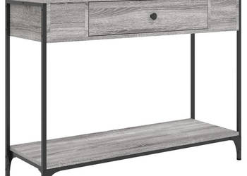 Stolik konsolowy szary dąb sonoma 100x345x75 cm WM-834163