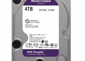 Dysk twardy 4TB do rejestratorów NVR WD Purple