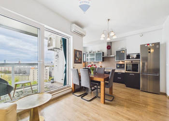 2 pokoje, 13. piętro; cisza i panorama Warszawy