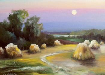 Obraz olejny "Po żniwach II"