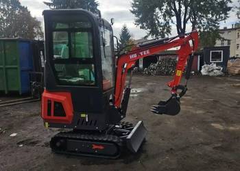 Minikoparka z kabina , nowa 07/2025r 3 łyżki + świder,Cena do reki,Zamiana