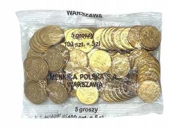 5 groszy gr 2008 MW - Kolekcjonerski woreczek menniczy