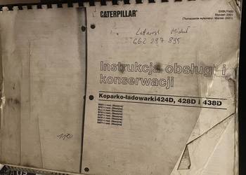 Instrukcja obsługi i konserwacji koparko-ładowarka caterpillar 424D, 428D,