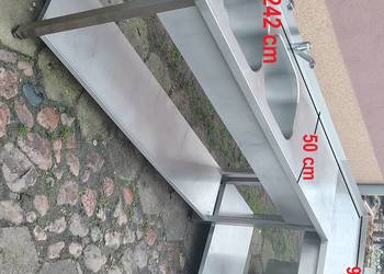 Zestaw zlew i stół gastronomiczny 242x94x85