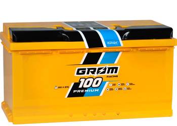 AKUMULATOR 100Ah 850A GROM RACING PŁOCK CHOPINA 1 DARMOWA DOSTAWA