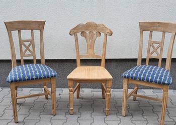 Krzesla sosnowe impregnowane
