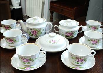 Serwis Porcelany Zestaw TARNOPOL ZSRR lata 70' Oryginał PRL