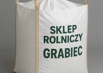 Worki typu BIGBAG 1000kg / 500kg, góra fartuch, dół lej.