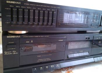 SOUNDWAVE Stereo Double Cassette Deck DD-900, odtwarzacz kas