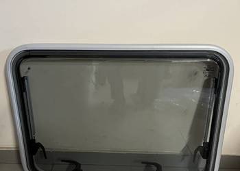 Okno boczne kompletne Polyplastic Holland Roxite PMMA 55x75 z roletą