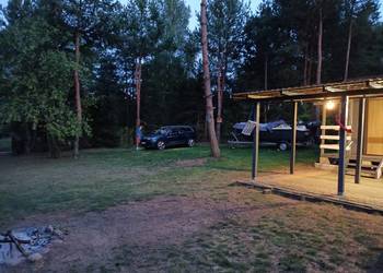 Sprzedam działkę 8 ar z domkiem letnis. nad jeziorem (Pisz)