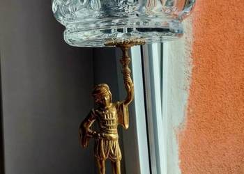 Piękna, wielka, patera, kryształowa.