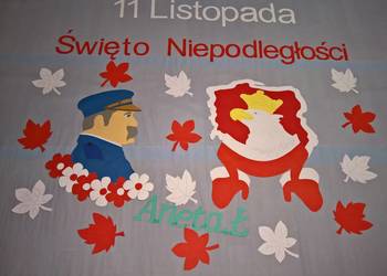 Dekoracja na 11 Listopad Święto Niepodległości z brystolu. tel: 504 102 444