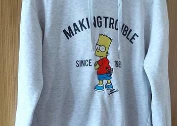Bluza z kapturem The Simpson, firmy Cropp, w rozmiarze XS.