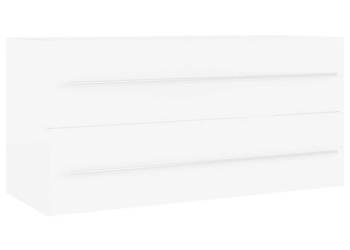 Szafka pod umywalkę biała 100x385x48 cm WM-804719
