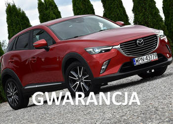 Mazda CX-3 2,0 120KM Pół-skóra Hud Navi Kamera Ful led Podgrz,fotele Gwara…