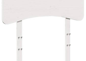 Wezgłowie do łóżka białe 100 cm lite drewno sosnowe WM-844790
