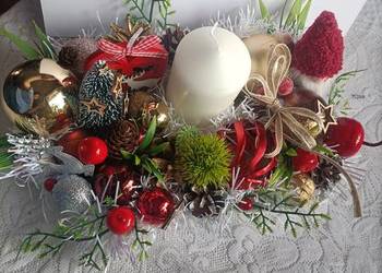 Stroik świąteczny ręcznie wykonany