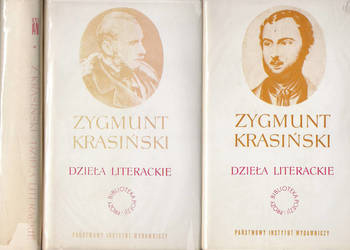 Zygmunt Krasiński - Dzieła Literackie - 3 tomy