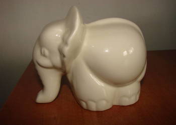 Słoń ceramiczna figurka