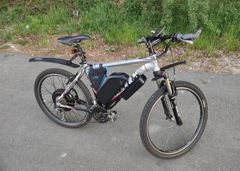 Rower elektryczny ebike 1500 wat Zasięg 100 km