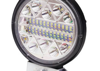 LAMPA ROBOCZA HALOGEN LED, 34 LED OKRĄGŁA, 9-36V, FI-112, GRUBOŚĆ 35MM