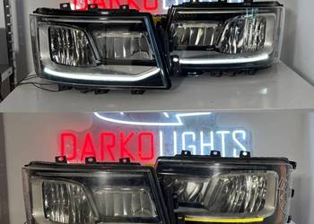 Naprawa reflektorów Scania NextGen NG DRL LED żółty pasek prawa lewa lampa