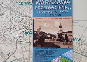 PLAN WARSZAWY PRZED II WOJNĄ ŚWIATOWĄ x 2