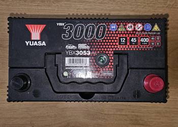 okazja jak nowy akumulator 45ah yuasa mała klema | do 10 grudnia zwrot 30zł