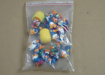 Kolekcja figurki Kinder Niespodzianka Ferrero 1996 – Kaczki / Pingwiny + Ak