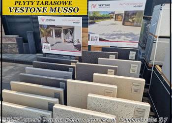 Płyty tarasowe dekoracyjne VESTONE MUSSO 60x60 / 80x40 powłoka Silco Elite
