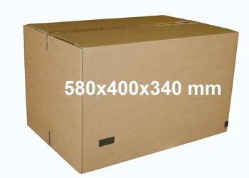 KARTONY DO WYSYŁKI, PRZEPROWADZKI, 580x385x350 mm "APTAR" 5 warstw fala EB
