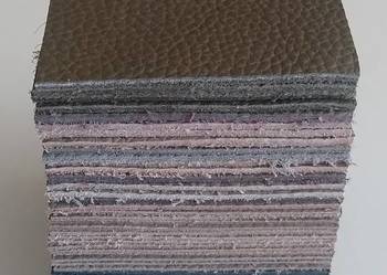 Skóra Kwadrat 6 x 6 cm (50 sztuk) Licowa Włoska Różne kolory (nr 6)