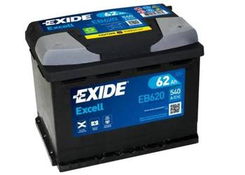Akumulator 62Ah 540A Exide Excell  EN PRAWY PLUS