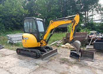 Koparka minikoparka JCB 8025 2,8t 3 łyżki nowy rozdzielacz i gąsiennice