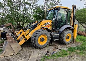 JCB 3cx SUPER 4 DUŻE KOŁA 4 skrętne koła