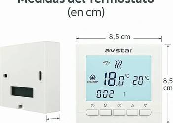 AVStar - Programowalny inteligentny termostat do ogrzewania gazowego
