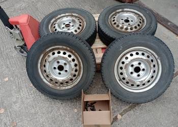 Koła VW Transporter T4 felgi 6J 15 + opony zimowe 195/70 R15C komplet