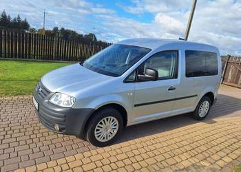 VW Caddy 2008 Klimatyzacja 5 Osobowy Benzyna MPI + GAZ Lpg